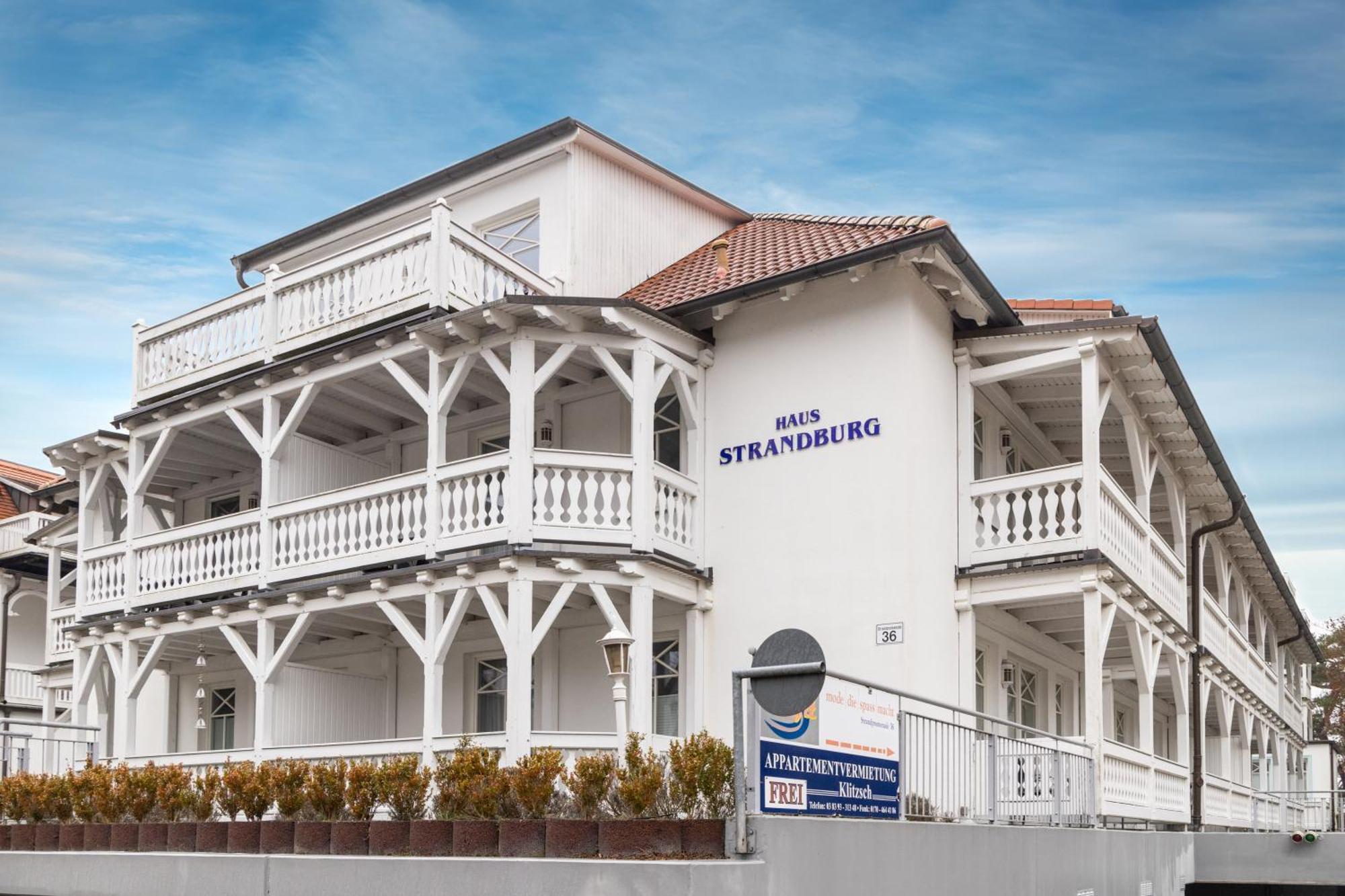 Haus Strandburg - Hinter Duene Und Meer Binz Esterno foto